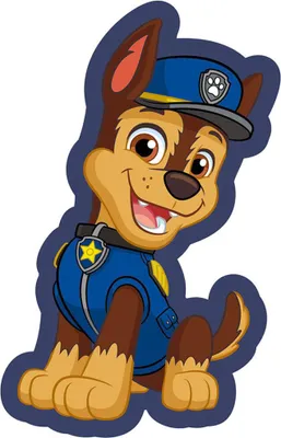 Produktbild von Paw Patrol Chase Smile Dekokissen 38x24 cm Velours