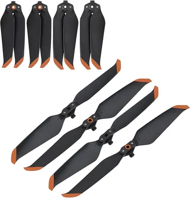 8 Propeller für DJI Mavic Air 2/Air 2s, orange, leise