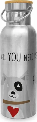 Produktbild von PPD Love and Dog Steel Bottle, Thermoflasche, Isoflasche, Thermo Flasche, Iso, 500 ml, 604220