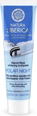 Produktbild von Natura Siberica  Natural black whitening toothpaste "Polar Night", 100 g