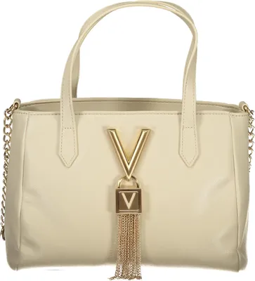 Immagine prodotto di Borsa da donna beige con tracolla e dettagli a contrasto