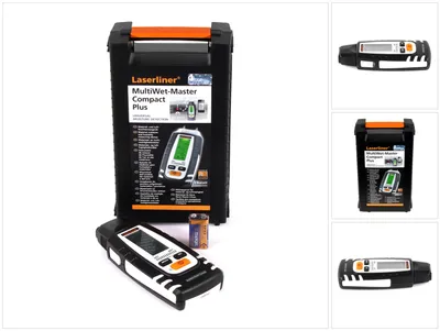Immagine prodotto di Laserliner MultiWet-Master Compact Plus analizzatore di umidità del materiale misura della temperatura (082.390A)