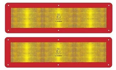 Zdjęcie produktu dla Naklejki odblaskowe ECE70 samochodowe ciężarówka przyczepa 2 szt