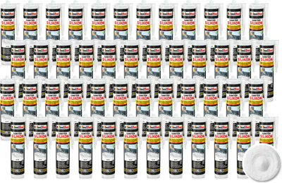 Image de Isolbau Acrylique façade structuré 48 x 300 ml Blanc Mastic fissures joints intérieur extérieur