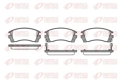 Produktbild von REMSA Bremsbeläge Satz Vorne Bremsklötze für NISSAN Sunny III Schrägheck (N14) 0363.02