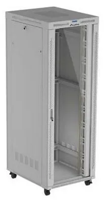 Productafbeelding van Lanberg FF01-8047-12SL, Vrijstaande serverkast, 47U, 1200 kg, Zwenkwielen, 170 kg, Grijs