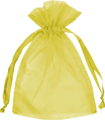Produktbild von Organzasäckchen - Gelb - 25 Stück