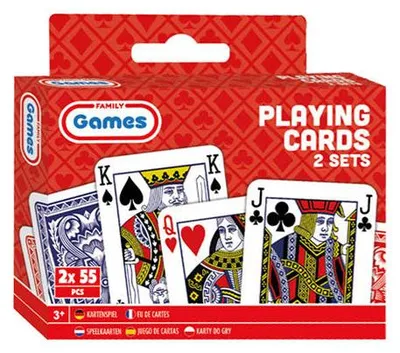 Zdjęcie produktu dla Karty do gry 2x55 kart Canasta w pudełku