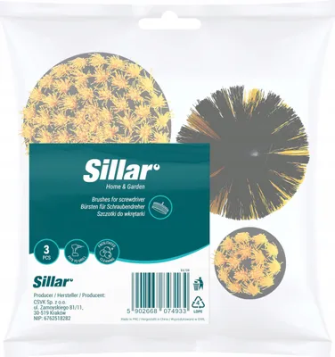 Obrázok produktu pre Sillar 3 ks čistiace kefy – sada pre vŕtačky a skrutkovače