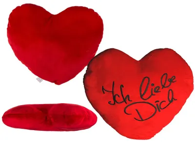 Produktbild von OOTB Rotes Jumbo-Plüschherz Ich liebe Dich ca. 60 cm