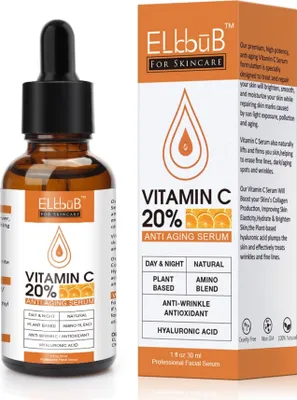 Produktbild von Gesichtsserum Set mit Vitamin C Hyaluron Retinol Serum Anti-Falten Anti-Aging, 1x 30ml Vitamin C