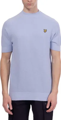 Image de LYLE & SCOTT - T-shirt tricoté pour homme en mélange de lin  - Taille L
