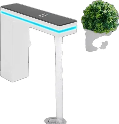 Obrázek produktu pro Umyvadlová baterie, Digitální displej, Moderní design, BÍLÁ