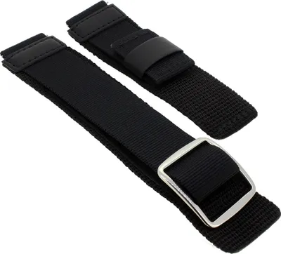 Produktbild von Casio Ersatzband 23mm Klettverschluss schwarz Textil Pro-Trek WSD-F20X