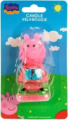 Image de Bougie à gâteau Peppa Pig 3D