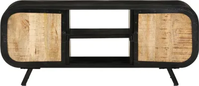 Produktbild von vidaXL TV-Schrank 110x30x45 cm Raues Mangoholz