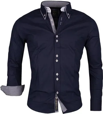 Produktbild von Brandneu Designer Hemd CARISMA Navy uni CRM8260 L