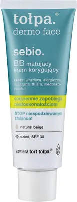 Image de Tołpa Dermo Face Sebio BB Crème correctrice matifiante SPF30, 40 ml