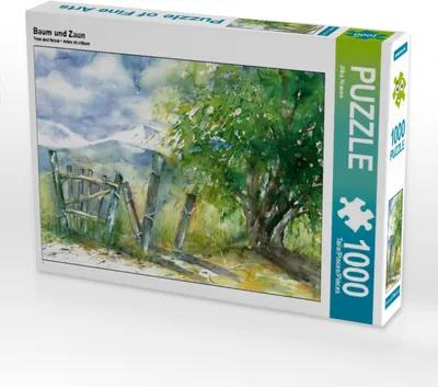 Produktbild von Calvendo Baum und Zaun 1000 Teile Puzzle quer 640x480mm, Krause Jitka; 7281539