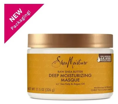 Produktbild von SheaMoisture Deep Treatment Masque 354ml, 354 ml, Unisex, Sprödes Haar, Lockiges Haar, trockenes Haar, Feuchtigkeitsspendend, Behandlung, Behälter, Deionized water, Butyrospermum Parkii (Shea Butter)*, Argan Oil, Vegetable Glycerin, Emulsifying...