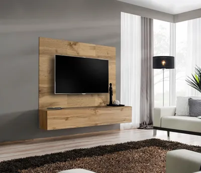 Produktbild von Anbauwand Wohnwand Schrankwand SWITCH PR1 Wotan mit Hochglanz und Push - Click