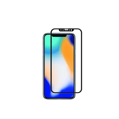 Immagine prodotto di Tiger, pellicola in vetro per Apple iPhone XS Max Case Friendly, nero trasparente