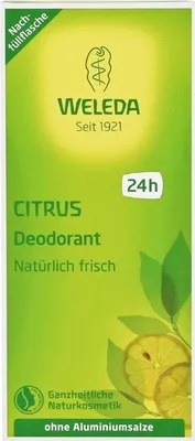 Zdjęcie produktu dla Weleda dezodorant atomizer dezodorant cytrusowy butelka uzupełniająca, 200 ml