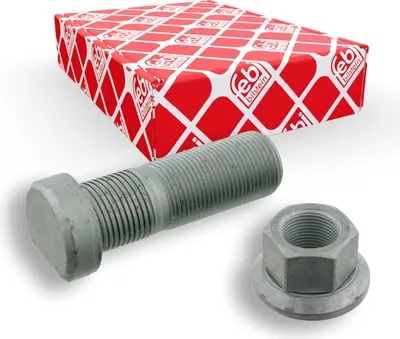 Produktbild von FEBI BILSTEIN Radbolzen 27544 Vorne passend für MERCEDES-BENZ Citaro (O 530) 27mm 79mm Stahl 46mm 0,247kg