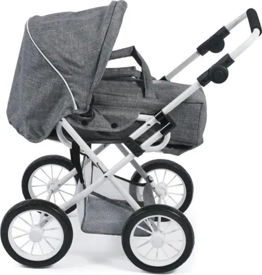 Produktbild von Bayer Chic 2000 LENI Kombi-Puppenwagen - höhenverstellbarer Schiebegriff, Tragetasche und Sportsitz