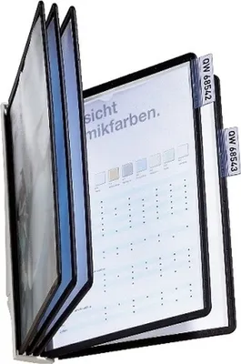 Produktbild von Sichttafelständer Sherpa Display System wall 5 schwarz Packung mit 5 Stück
