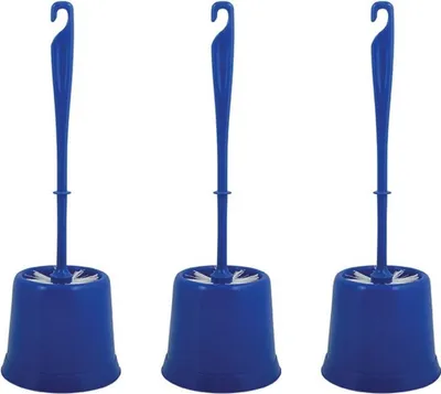 Produktbild von MSV WC Bürste Dunkelblau 3er Set