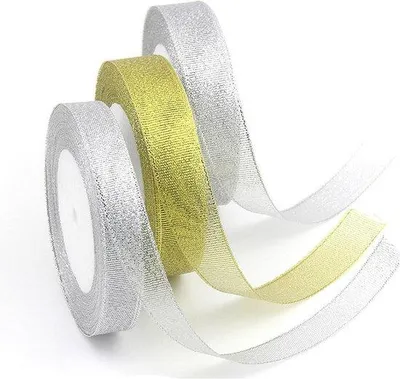 Image de Noeuds en organza pailleté, 3 x 25 m, pour la décoration