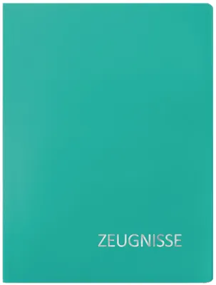 Produktbild von ROTH Zeugnismappe Basic aus PP DIN A4 türkis