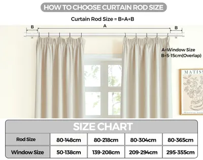 Zdjęcie produktu dla Karnisz 80 do 304 cm, 25 mm, biały, do zasłon na przelotkach