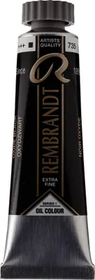 Produktbild von Rembrandt Ölfarbe Tube 15 ml Oxidschwarz 735