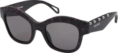 Obrázek produktu pro Zadig&voltaire SZV410 Viola marmorizzato 52/21/140 Dámské sluneční brýle