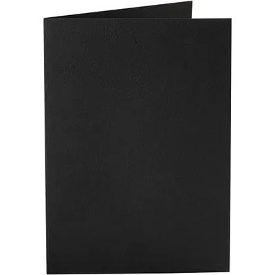 Produktbild von Creativ Company 216012, Standard-Grußkarte, Schwarz, 105 mm, 150 mm, 220 g, 10 Stück(e)