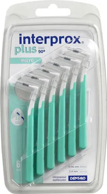 Image de Interprox plus micro vert Brosse interdentaire 6 pces
