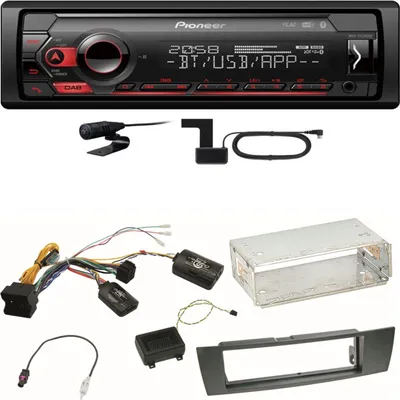 Produktbild von Pioneer MVH-S420DAB Bluetooth USB Autoradio Einbauset für BMW E90 E91 E92 E93