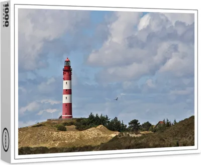 Produktbild von raxxa Premium-Puzzle "Leuchtturm Amrum", 1000 Teile