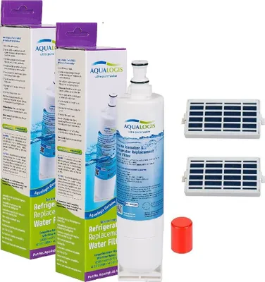 Produktbild von Kühlschrankfilter-Set AL-508SBS 2 St AntibacAir 2 St – Wasserfilter und antibakterieller Luftfilter WHIRLPOOL-FILTER 481281729632, ANT0001 MICROBAN