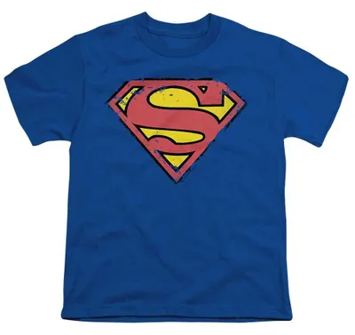 Produktbild von Superman - T-Shirt für Kinder TV38434 (140-146) (Königsblau), KI-generiertes Bild