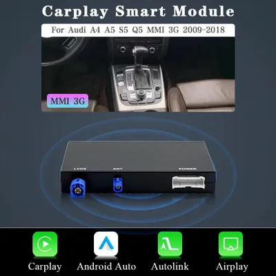 Obrázek produktu pro Adaptér Android Auto – Adaptér CarPlay – Bezdrátové CarPlay – Bluetooth adaptér – Adaptér MMI 3G