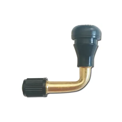 Produktbild von Gummiventil, 90° abgewinkelt, Ø 8,3 mm, mit Kappe, z.B. Piaggo/Gilera