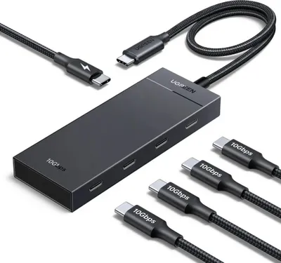 Image de Hub USB-C UGREEN vers 4 ports USB-C 3.2 / 1 port USB-C 100 W PD