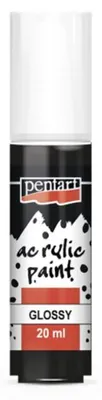 Produktbild von PENTART Acrylfarbe, glänzend, 20 ml, SCHWARZ