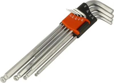 Produktbild von Innensechskant-Schlüssel Set 9 tlg. Winkelschlüssel Zöllig für HEX-Schrauben