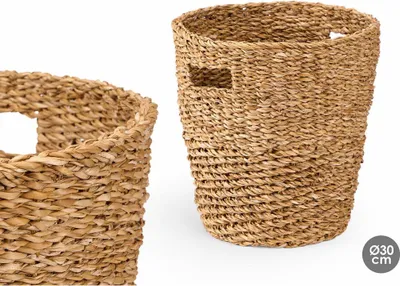 Obrázek produktu pro Košík Dárkové dekorace Hnědé mořské řasy (4 kusy)
