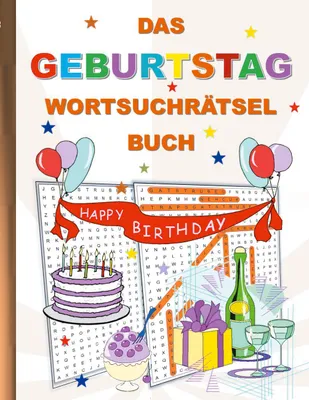 Produktbild von Das Geburtstag Wortsuchrätsel Buch