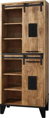 Produktbild von home24 Massiver Hochschrank - Akazie massiv